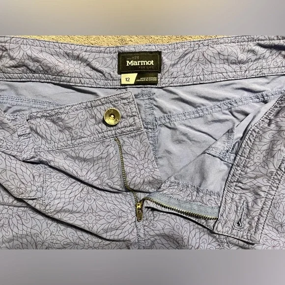 MARMOT Ginny Short Deep Dusk Spot Blue Size 12 - Picture 8 of 8